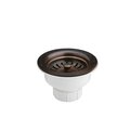 Elkay Drain Fitting 3-1/2 Antique Copper Finish Body And Basket With Rubber Stopper LK35AC